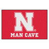 University of Nebraska Man Cave Rug - 19in. x 30in.