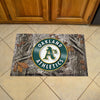 MLB - Oakland Athletics Camo Camo Rubber Scraper Door Mat