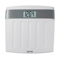 Taylor 350 lb Digital Bathroom Scale White/Gray