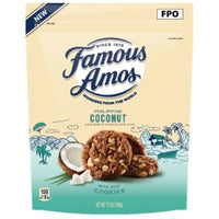 Famous Amos Philippine Coconut Cookies 7 oz Bagged (Pack of 6)