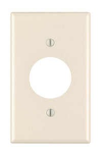 Leviton Almond 1 gang Thermoset Plastic Outlet Wall Plate 1 pk