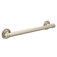 BRUSHED NICKEL 18" DESIGNER GRAB BAR