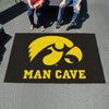 University of Iowa Man Cave Rug - 5ft. x 8 ft.