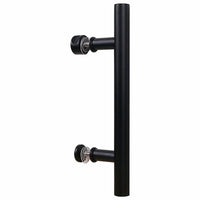 National Hardware Madison Matte Black Steel Pull Handle 1 pc