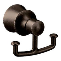 OIL RUBBED BRONZE DOUBLE ROBE HOOK