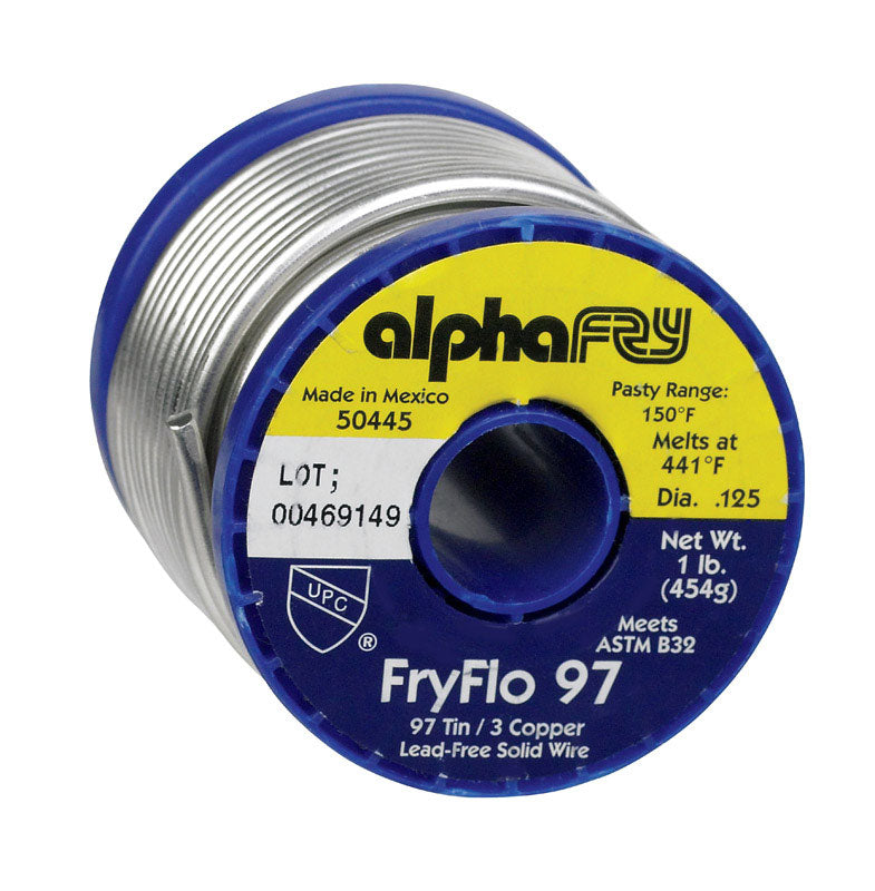 Alpha Metals Lead-Free Plumbing Solder - 16 oz