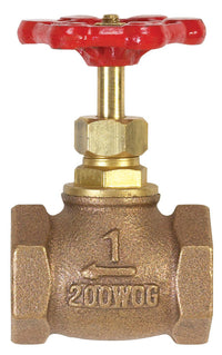 BK Products ProLine 1 in. FIP Brass Globe Valve