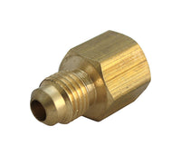 JMF 3/8 in. Flare x 1/4 in. Dia. FPT Brass Adapter (Pack of 10)