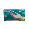 Gloveworks Vinyl Disposable Gloves Large Clear Powdered 100 pk