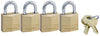 Master Lock 3/4 in. W Brass Padlock Keyed Alike