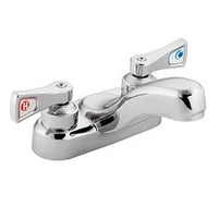 Chrome two-handle lavatory faucet