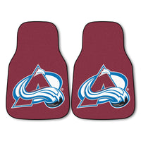 NHL - Colorado Avalanche Carpet Car Mat Set - 2 Pieces