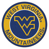 West Virginia University Roundel Rug - 27in. Diameter