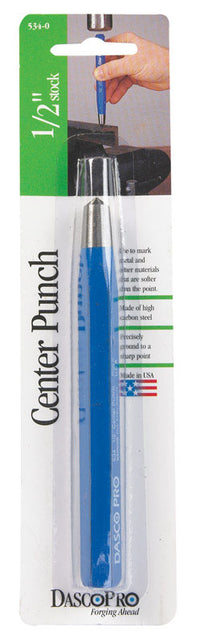 Dasco Pro 1/2 in. High Carbon Steel Center Punch 5-1/2 in. L 1 pc