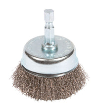 Forney 2 in. D X 1/4 in. Fine Steel Crimped Wire Cup Brush 6000 rpm 1 pc