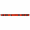 Johnson 48 in. Aluminum Heavy Duty I-Beam Level 4 vial