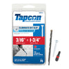 Tapcon 3/16 in. in. X 1-3/4 in. L Star Flat Head High/Low Concrete Screws