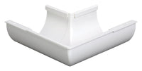 Plastmo Classic 4 in. W White Vinyl Half Round Outside Corner