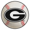 University of Georgia Black Baseball Rug - 27in. Diameter