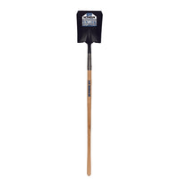 Seymour S500 Industrial Steel Square Square Point Shovel Wood Handle