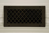 Steelcrest Designer 14 X 6 Wall /Ceiling Oil-Rubbed Bronze Return Vent Cover With Face Mounting Screw Holes No Damper