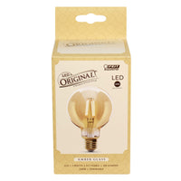 Feit G25 E26 (Medium) LED Bulb Amber 40 Watt Equivalence 1 pk