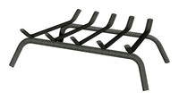 Panacea Open Hearth Black Matte Steel Fireplace Grate