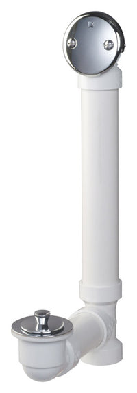 Keeney 1-1/2 in. D Chrome PVC Bath Drain Roll Ball S40