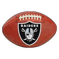 NFL - Las Vegas Raiders Football Rug - 20.5in. x 32.5in.