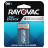 Rayovac High Energy 9-Volt Alkaline Batteries 1 pk Carded