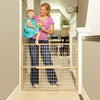 North States Gray 32 in. H X 29-1/2-50 in. W Wood Wire Mesh Gate