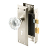 Prime-Line Plated Mortise Lockset 1-3/4 in.