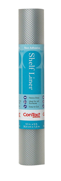 Con-Tact 12 In. x 4 Ft. Taupe Grip Premium Non-Adhesive Shelf