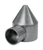 YardGard 3.6 in. L Silver Aluminum Chain Link Bullet Cap 1 pk