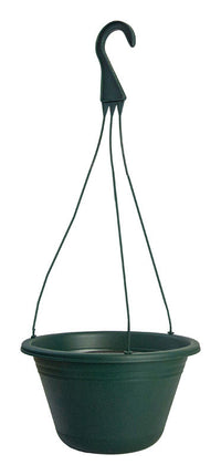 Rugg Polyresin Hanging Basket Green