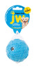 JW Pet Blue Rubber Giggler Ball Dog Toy Medium 1 pk