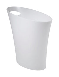 Umbra 2 White Skinny Wastebasket (Pack of 6)