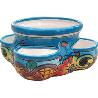 Pocket Planter, Hand-Painted Pottery, 9 x 5-In. (Pack of 2)