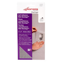 ADFORS FibaTape Wall Bandage 7 in. L X 7 in. W Fiberglass Mesh White Self Adhesive Wall Repair Patch