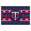 MLB - Minnesota Twins Holiday Sweater Rug - 19in. x 30in.