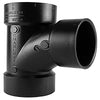 Charlotte Pipe 1-1/2 in. Hub X 1-1/2 in. D Hub ABS Sanitary Tee