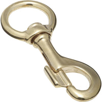 3172BC 1-1/4â€ x 4-3/4â€ Bolt Snap, Round Swivel - Bronze