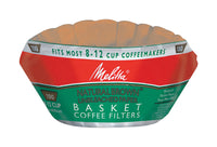 Melitta 8-12 cups Brown Basket Coffee Filter 100 pk