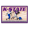 Kansas State University Ticket Stub Rug - 19in. X 30in.