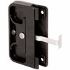 Prime-Line Zinc-Plated Black Plastic Latch and Pull 1 pk