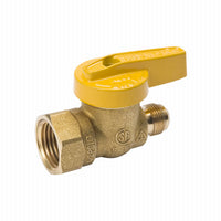 Homewerks 1/2 in. Brass Flare x FIP Gas Ball Valve