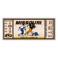 University of Missouri Ticket Runner Rug - 30in. x 72in.