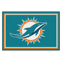 NFL - Miami Dolphins 5ft. x 8 ft. Plush Area Rug