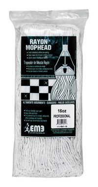 Elite 16 oz Cut End Rayon Mop Head 1 pk (Pack of 6)