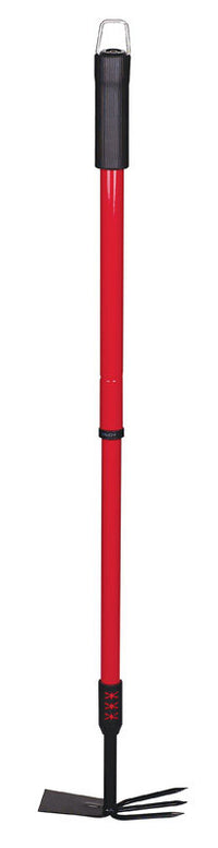 Bond 37 in. 3 Tine Steel Hoe Rake Steel Handle